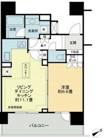 リエトコート浅草橋 703 間取り図