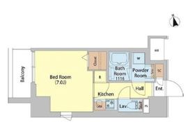 レフィールオーブ町屋駅前 206 間取り図