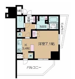 パレステージ上野入谷 3階 間取り図