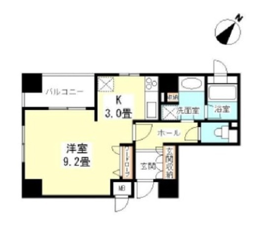 渋谷神山町レジデンス 601 間取り図