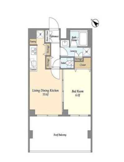LIME RESIDENCE KAMATA EAST (ライムレジデンス蒲田イースト) 603 間取り図