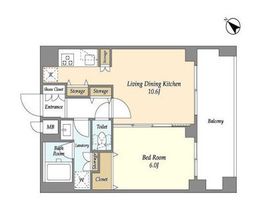 LIME RESIDENCE KAMATA EAST (ライムレジデンス蒲田イースト) 513 間取り図