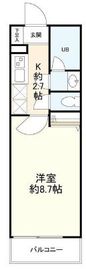 リバーレ中野坂上 302 間取り図