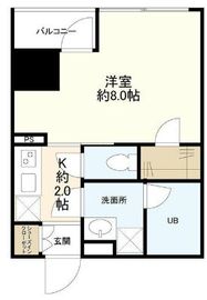 リバーレ中野坂上 305 間取り図