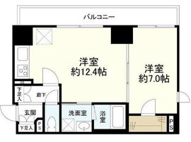 リバーレ中野坂上 703 間取り図