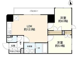 リバーレ中野坂上 504 間取り図