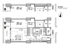 東雲キャナルコートCODAN 16-311 間取り図