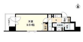 スタイリオ旗の台2 405 間取り図
