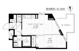 ステージグランデ神楽坂 8階 間取り図