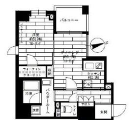 ステージグランデ蔵前 13階 間取り図
