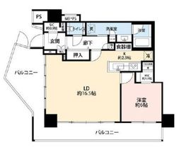 パークタワー東雲 35階 間取り図