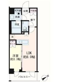 デュオステージ下落合 2階 間取り図