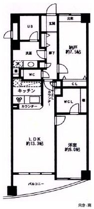 シルフィード南平台 2階 間取り図