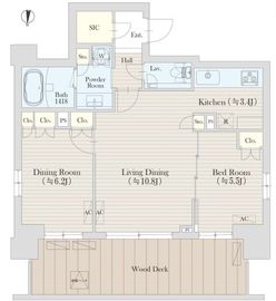 グランレスト渋谷大山町 901 間取り図