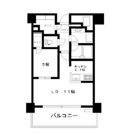 パークコート神宮前 The Air 7階 間取り図