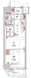 ハーモニーレジデンス東京サウス大塚 11階 間取り図