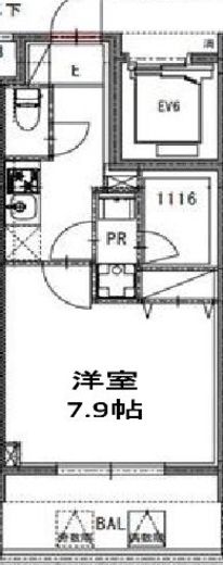 S-RESIDENCE錦糸町Norte (エスレジデンス錦糸町ノルテ) 703 間取り図