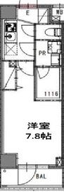 S-RESIDENCE錦糸町Norte (エスレジデンス錦糸町ノルテ) 202 間取り図
