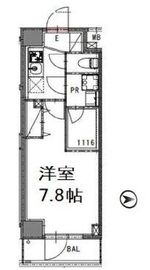 S-RESIDENCE錦糸町Norte (エスレジデンス錦糸町ノルテ) 502 間取り図