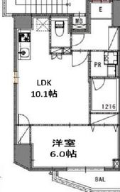 S-RESIDENCE錦糸町Norte (エスレジデンス錦糸町ノルテ) 501 間取り図