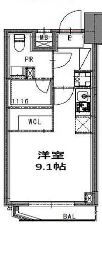 S-RESIDENCE錦糸町Norte (エスレジデンス錦糸町ノルテ) 705 間取り図