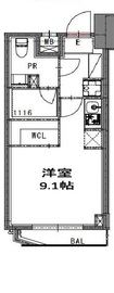 S-RESIDENCE錦糸町Norte (エスレジデンス錦糸町ノルテ) 705 間取り図