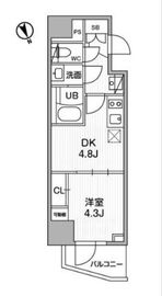 SYFORME江戸川橋 (シーフォルム江戸川橋) 2階 間取り図
