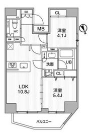 SYFORME江戸川橋 (シーフォルム江戸川橋) 7階 間取り図