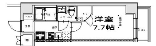 S-RESIDENCE王子Tercera (エスレジデンス王子テルセーラ) 301 間取り図