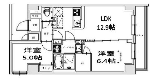 S-RESIDENCE王子Tercera (エスレジデンス王子テルセーラ) 805 間取り図