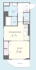 メイプルアンジュ 308 間取り図