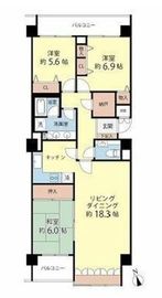 山王ガーデンハイツ 1階 間取り図