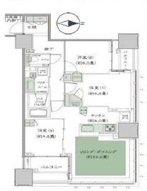 シティタワー銀座東 9階 間取り図