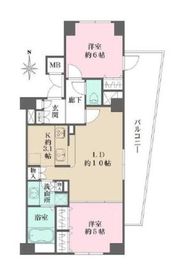 フローラルガーデン 605 間取り図