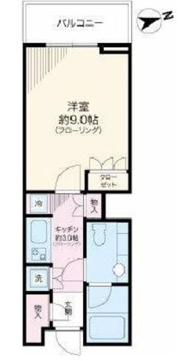 アトラスタワー茗荷谷 13階 間取り図