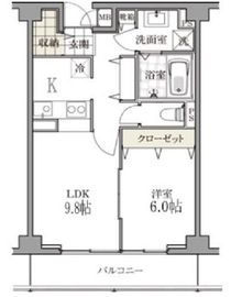 白金台マンション 7階 間取り図