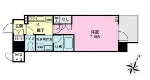 Urban Link大森海岸 (アーバンリンク大森海岸) 602 間取り図