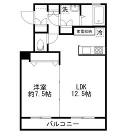 カルディアⅡ西馬込 103 間取り図