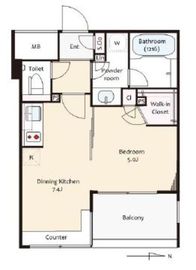 ライオンズシティ蔵前 5階 間取り図