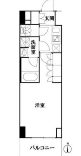ルーブル池袋弐番館 9階 間取り図