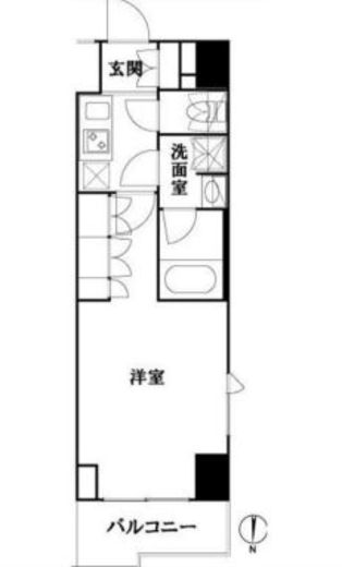 ルーブル池袋弐番館 6階 間取り図