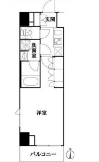 ルーブル池袋弐番館 4階 間取り図
