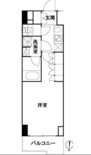 ルーブル池袋弐番館 3階 間取り図