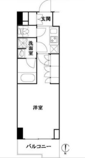 ルーブル池袋弐番館 7階 間取り図