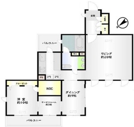 ペアシティ表参道 4階 間取り図