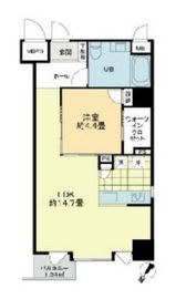 グランドメゾン一番町 6階 間取り図