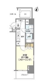 アンディーン月島 11階 間取り図