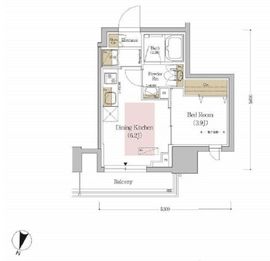 アーバネックス文京本郷 301 間取り図