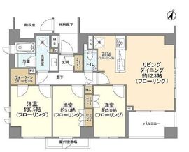 ディアナコート文京千石 2階 間取り図