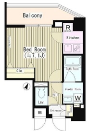 メイクスデザイン新宿落合 6階 間取り図